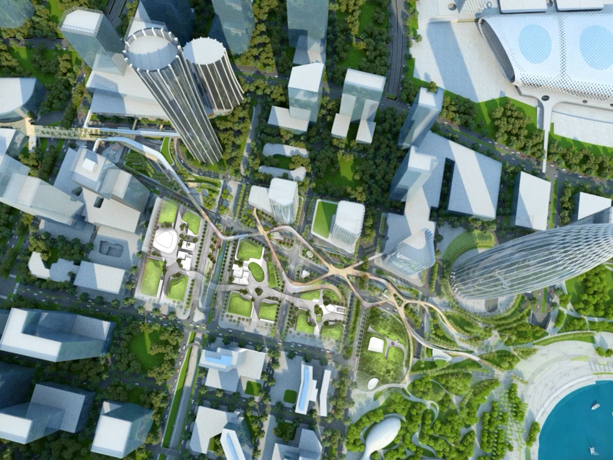 Shenzhen Bay Avenue&nbsp;Streetscape